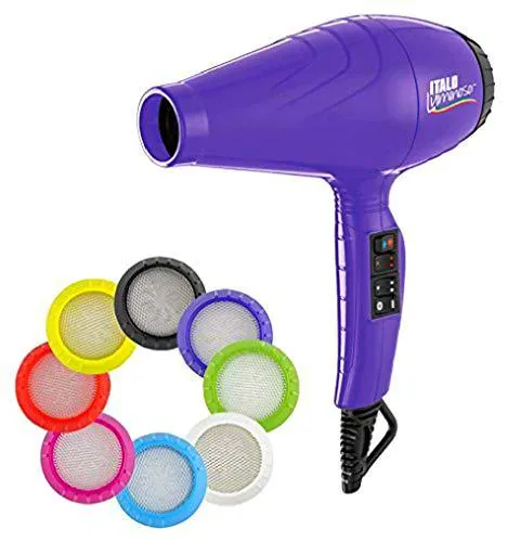 BaByliss Pro - Secador luminoso ionico, 6 ajustes de calor y velocidad de BaByliss