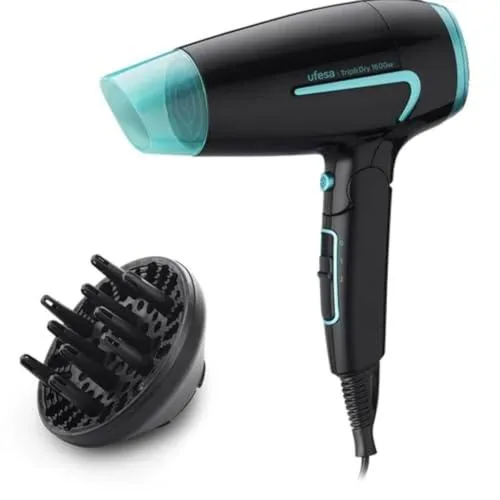 Ufesa Trip & Dry Secador de Pelo Compacto, Plegable