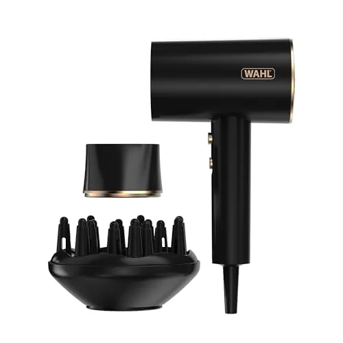 Wahl Ionic Flow Secador de pelo con difusor y boqu