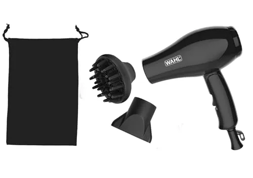 Wahl Secador de Viaje Plegable con Accesorios