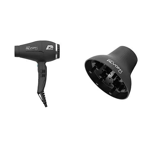Parlux, Secador de pelo (Negro) 1 unidad + Advance Difusor softstyler para secador ADVANCE solamente de Parlux