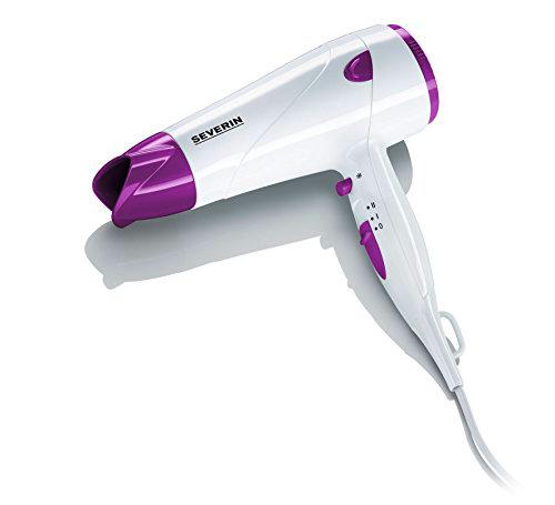 Severin HT 0174 - Secador para cabello, color blanco y purpura