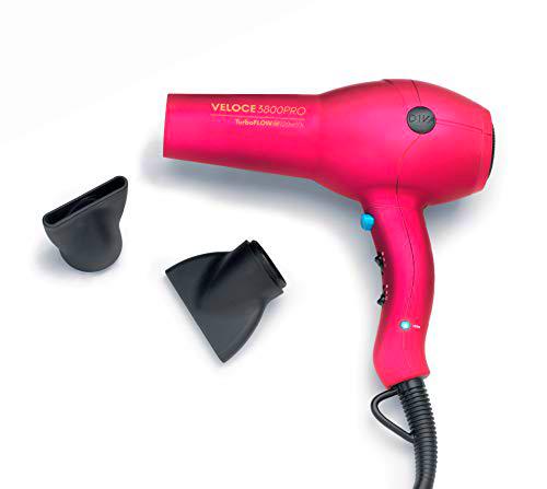 Diva Pro Styling Edit Veloce 3800 Pro Dryer Pink 2200 W Professional Hairdryer with Ionic Conditioning