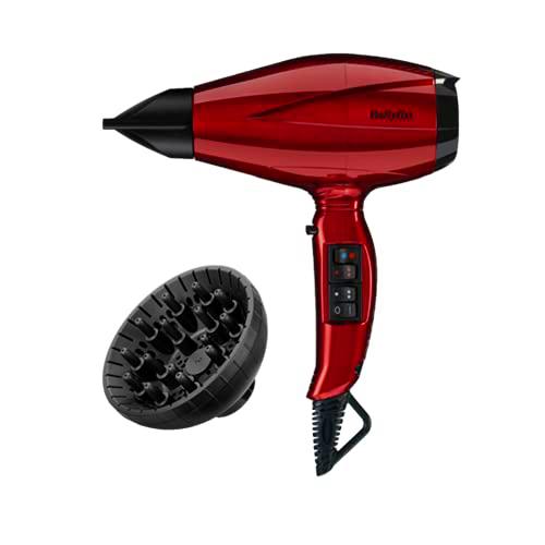 BaByliss 6750DE - Secador de pelo, color rojo