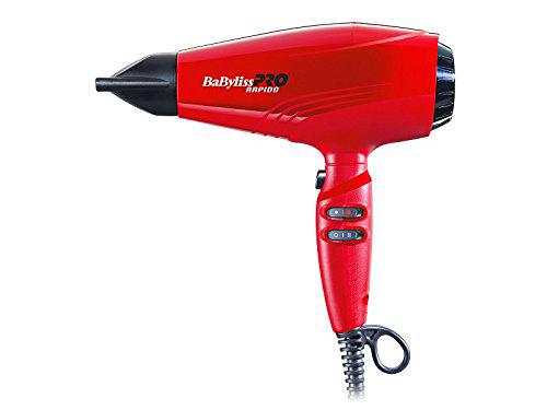 Babyliss Pro - Secador de pelo, 2200 W, color rojo