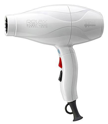 Gamma Piu Relax Silent Light - Secador de pelo, color blanco