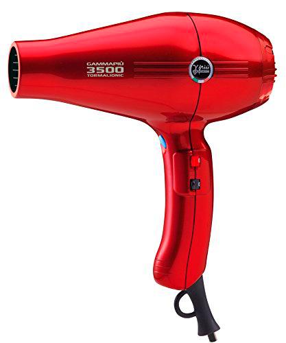Gamma Piu 3500 Power - Secador de pelo, color rojo