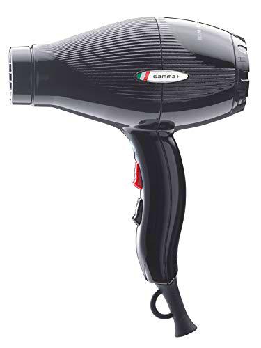 Gamma Piu Ion Ceramic S - Secador de pelo, color negro