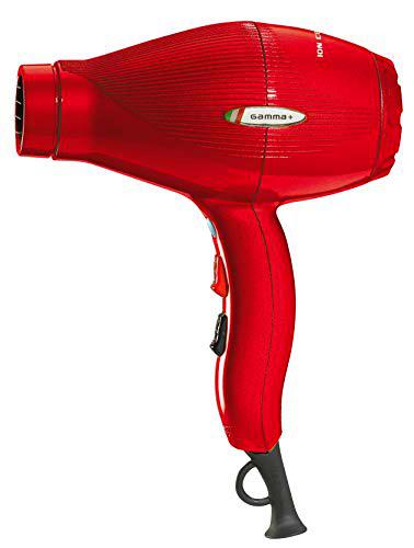 Gamma Piu Ion Ceramic S - Secador de pelo, color rojo