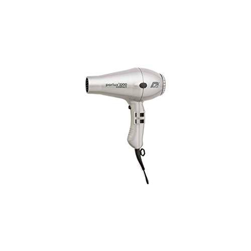Parlux 3200 Compact - Secador de pelo, color plateado (991008)