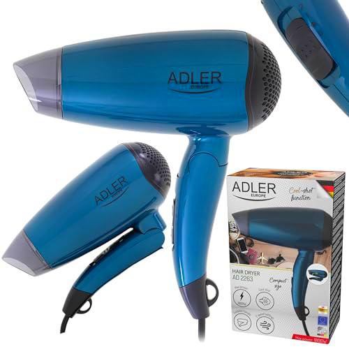 Adler Secador de Pelo AD 2263 Azul Blanco 1600 W 1800 W