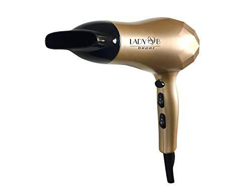 Secador de Pelo BEPER 40.403 DIAMOND Color Negro/dorado 2200W