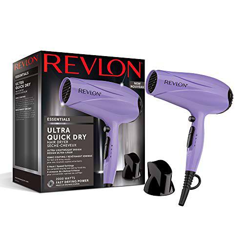 Revlon RVDR5261 Essential Ultra Quick Dry - Secador de Pelo, 2000 W