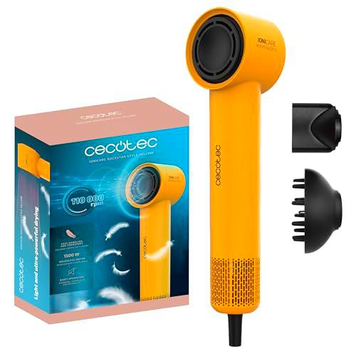 Cecotec Secador de Pelo Ionicare Rockstar Style Yellow