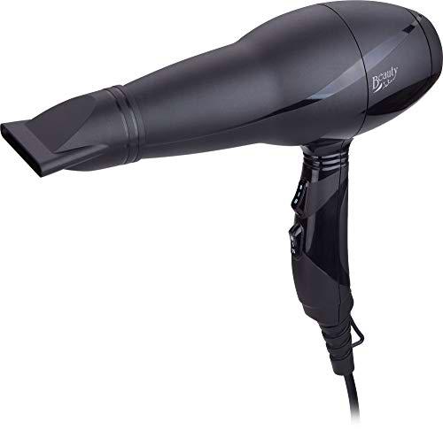 Jata SC67B Secador de Pelo Motor Profesional AC con Tecnología Tourmaline para Un Secado Sano y Natural 3 Niveles de Temperatura Concentrador de Aire Difusor Filtro Extraíble 2000 W