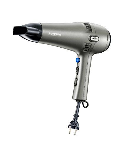 Severin HT 0141 - Secador, 2100 W con difusor, color gris platino