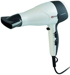 Termozeta Air Power 1800 - Secador de pelo, color blanco y gris