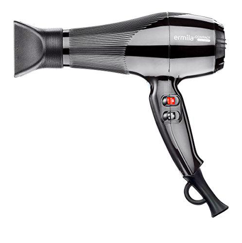 Ermila Compact - Secador de pelo profesional color negro