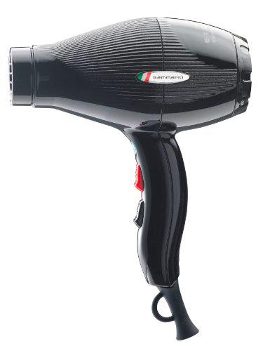 Gamma Piu ETC Light - Secador de pelo, color negro