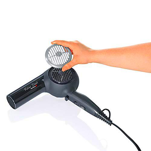 Novars Relax Silent - Secador de pelo, 1000 W, color gris