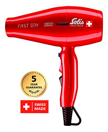 Solis Fast Dry 381 - Secador de pelo - 3 niveles de temperatura y aire