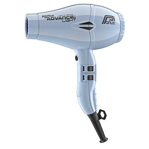 Parlux Advance Light - Secador de pelo ionico, Gris (Ice)