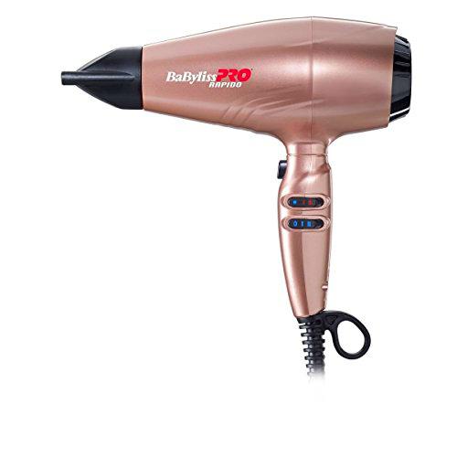 BaByliss Pro - Secador rapido, 2200 W, color oro rosa