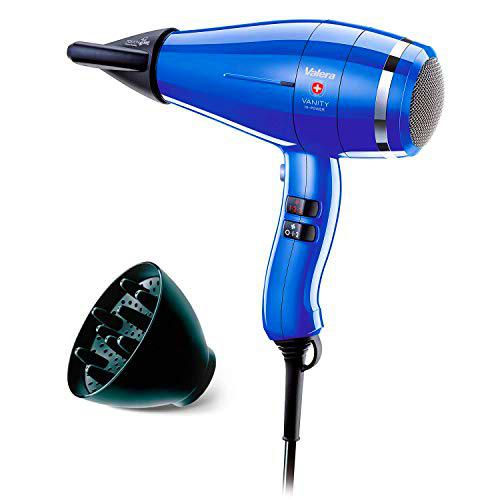 Valera Vanity Hi-Power - Secador de pelo de iones de litio profesional (2400 W), color azul