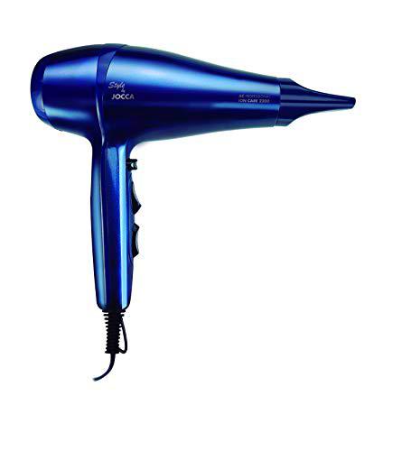 Jocca, Secador de pelo (2200 W) Con Motor AC / 3 Temperaturas y 2 Velocidades/Concetrador y Difusor